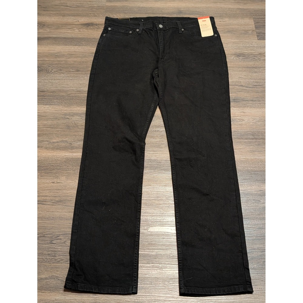 Levis 511 Slim Fit Advanced Stretch Jeans Mens 38x34 Black 04511-5382 NWT Denim